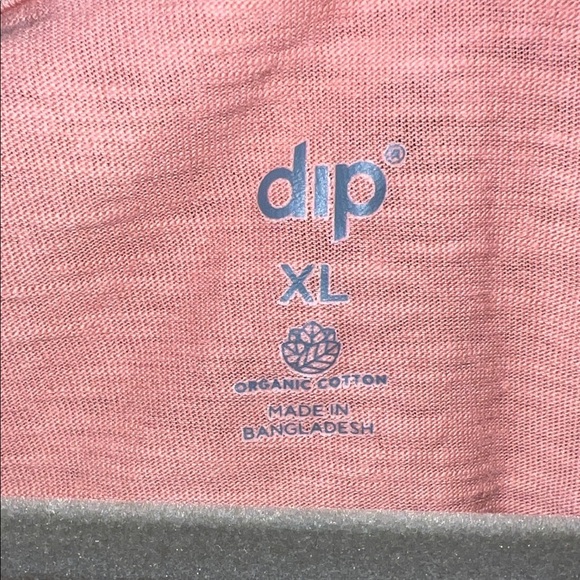 dip Organic Cotton Women's Coral Short Sleeve Tee - Picture 2 of 4